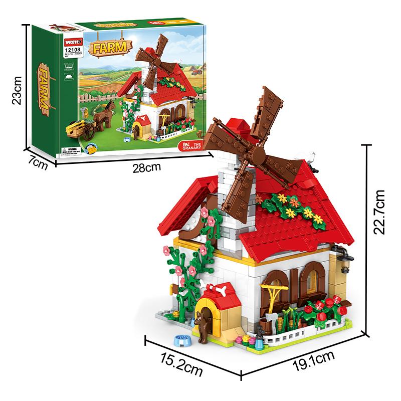 Farm House Building Toy