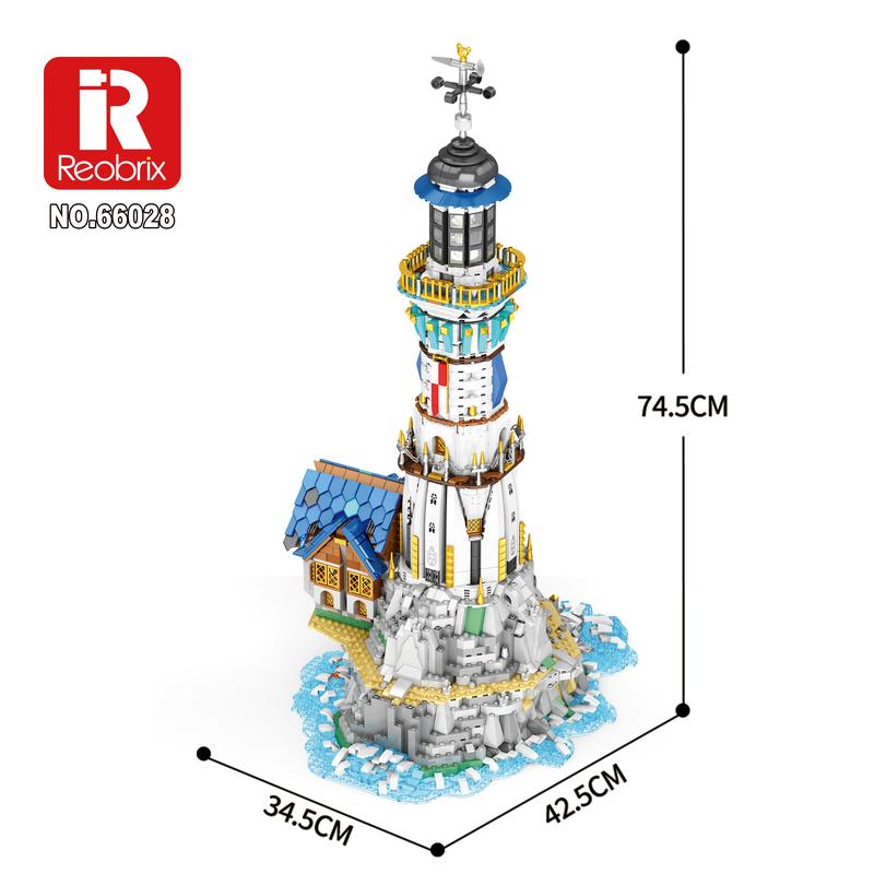 Medieval Lighthouse Building Block Set (NO.66028)