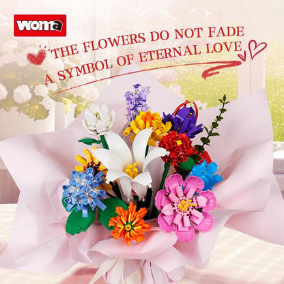 Flower Bouquet Building Set