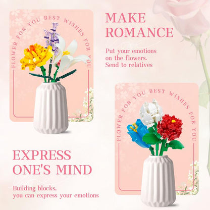 Flower Bouquet Building Set
