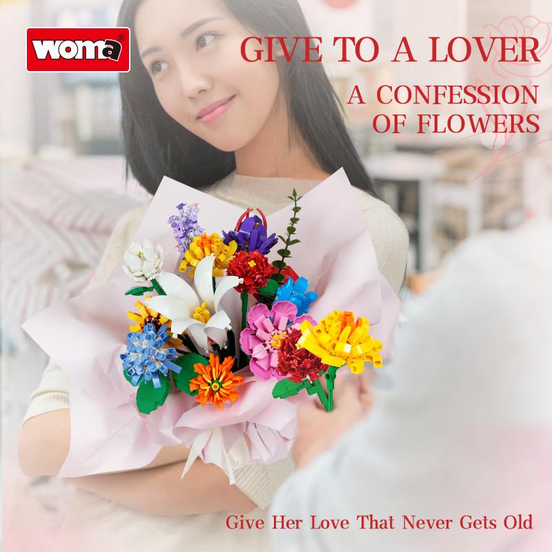 Flower Bouquet Building Set