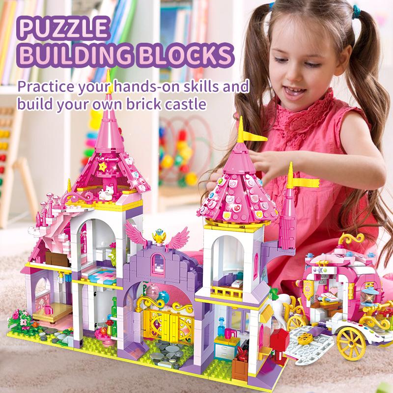 Princess Castle Building Blocks Set