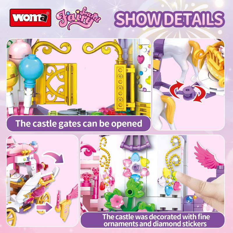 Princess Castle Building Blocks Set