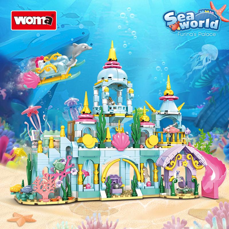 Girl's Underwater Castle
