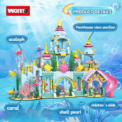 Girl's Underwater Castle