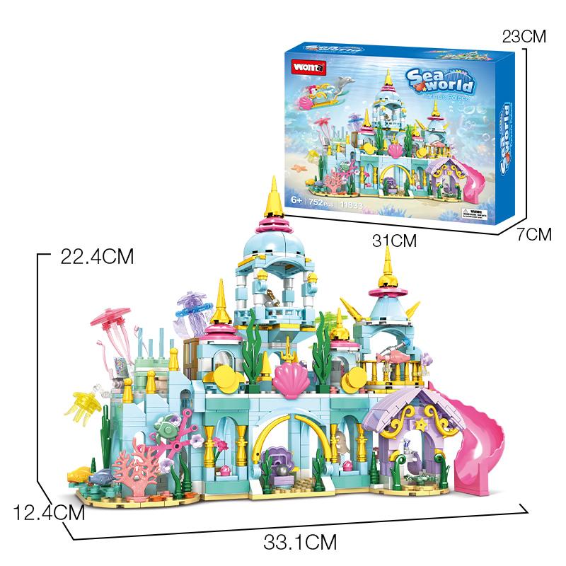 Girl's Underwater Castle