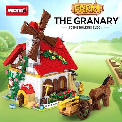 Farm House Building Toy
