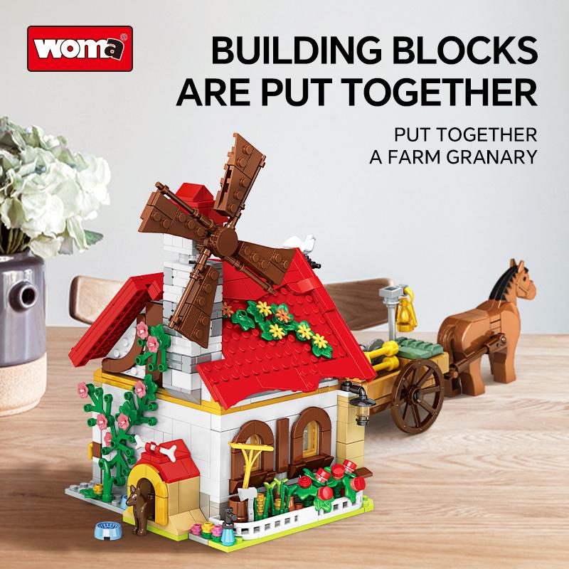 Farm House Building Toy