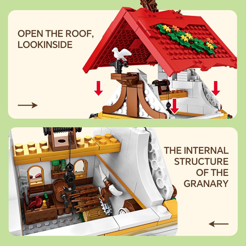 Farm House Building Toy