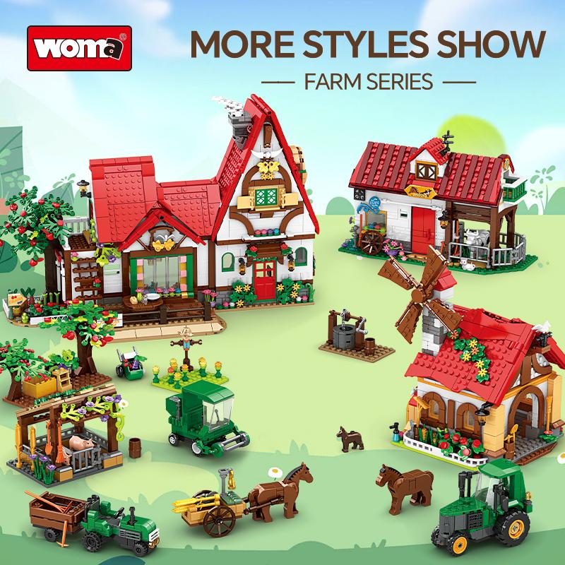 Farm House Building Toy