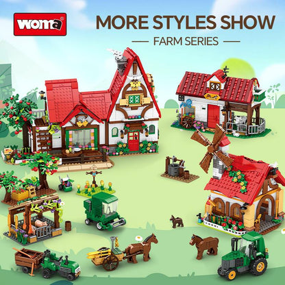 Farm House Building Toy