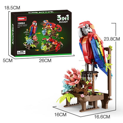 Shape-Shifting Series - Macaw/Chameleon/Fiddler Crab