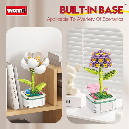 Flower Pot Collection - Clematis/Jasmine/Red Peony/Camellia/Hyacinth/Sunflower