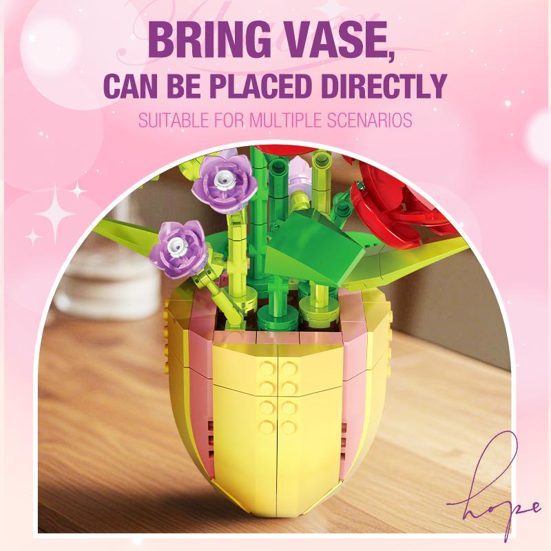 Lily & Rose Potted Planters