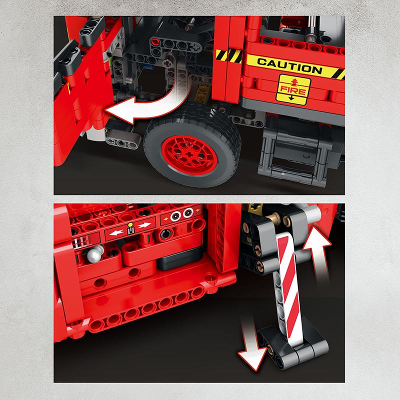 Rescue Fire Truck Building Blocks Set (NO.22005)
