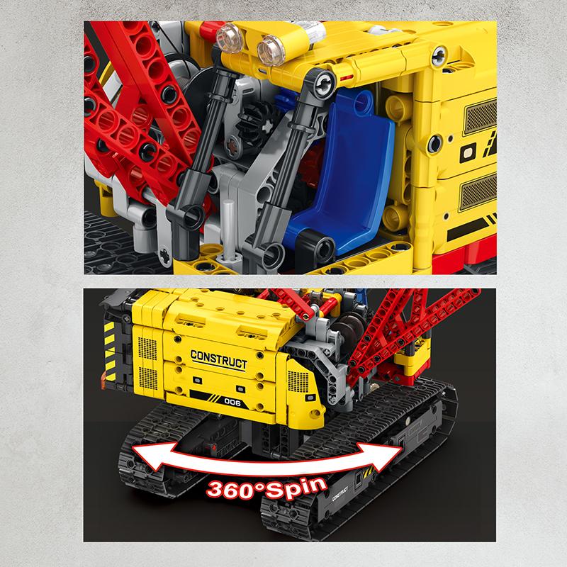 Crawler Crane Building Blocks Set (NO.22006)