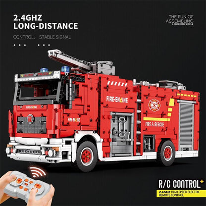 Reobrix Technic 22008 Fire Truck Building Blocks Set