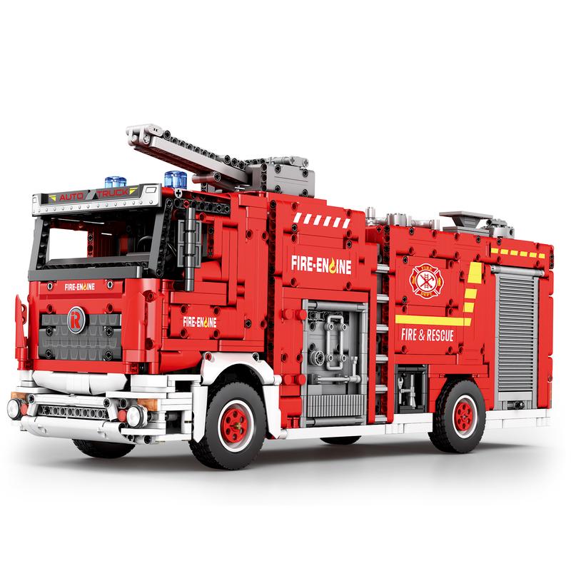Reobrix Technic 22008 Fire Truck Building Blocks Set