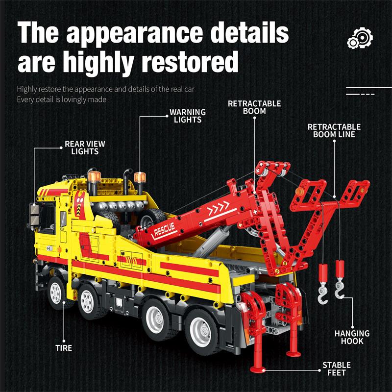 Wrecker Truck Building Blocks Set (NO.22012)