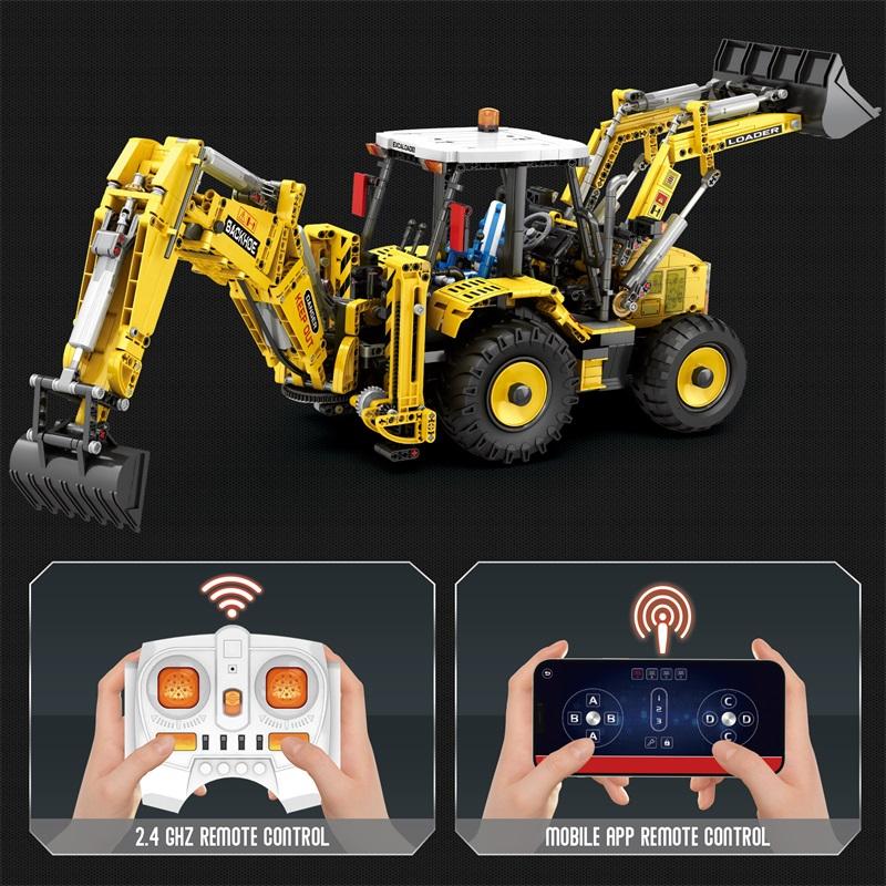 Excavator and Bulldozer 2 in 1 Building Blocks Set (NO.22018)