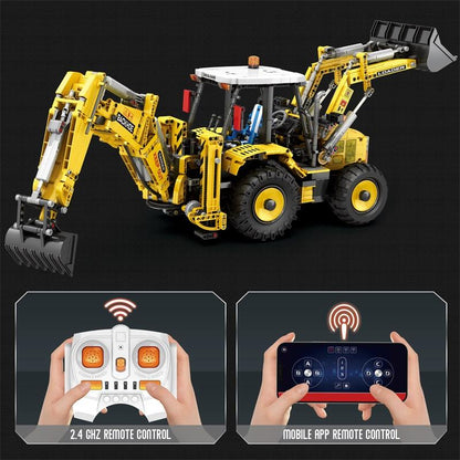Excavator and Bulldozer 2 in 1 Building Blocks Set (NO.22018)
