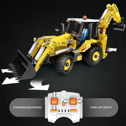 Excavator and Bulldozer 2 in 1 Building Blocks Set (NO.22018)