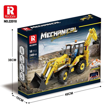 Excavator and Bulldozer 2 in 1 Building Blocks Set (NO.22018)