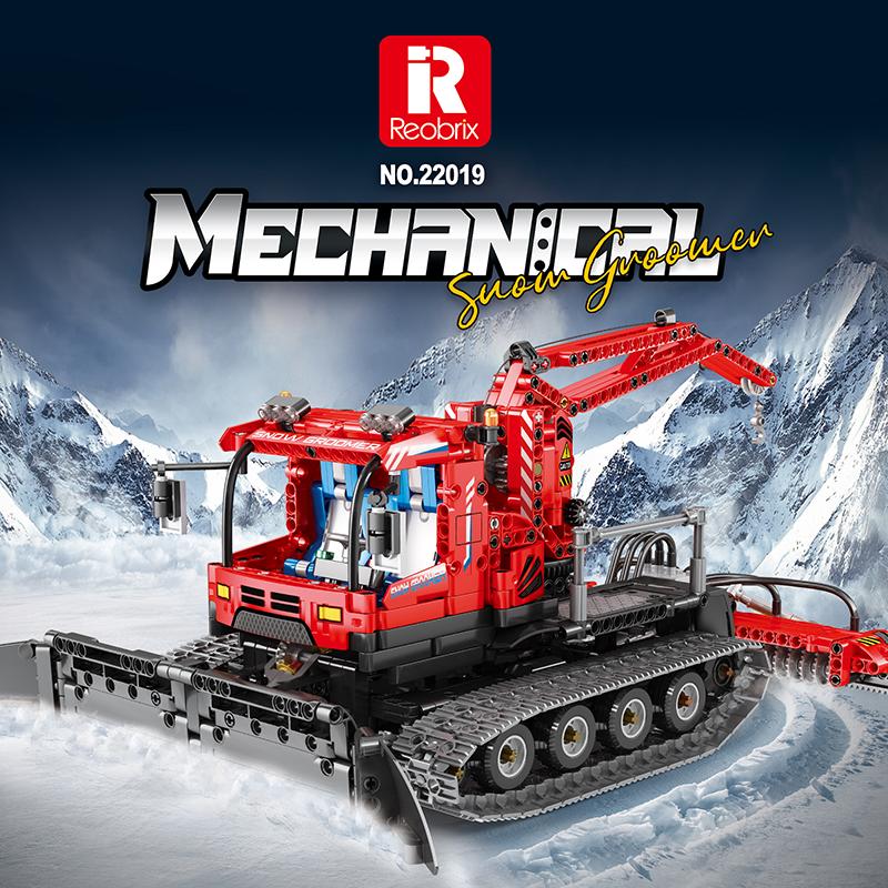 Snow Plow Truck Building Blocks Set (NO.22019)