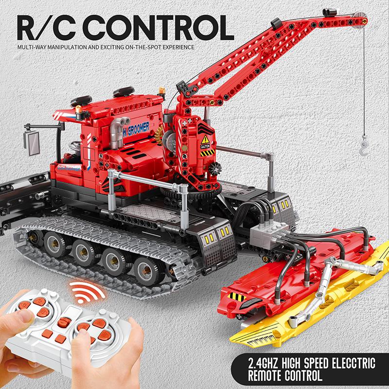 Snow Plow Truck Building Blocks Set (NO.22019)