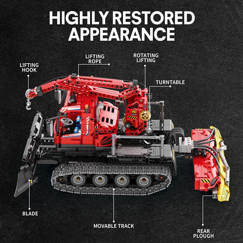 Snow Plow Truck Building Blocks Set (NO.22019)