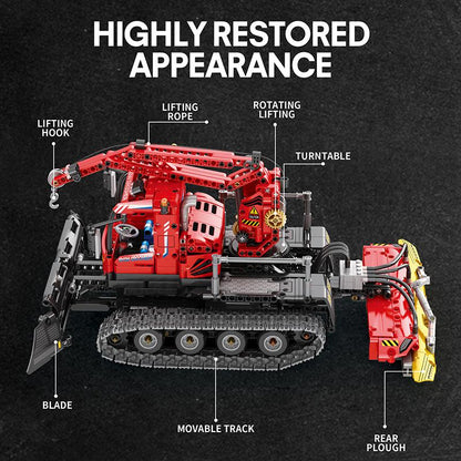 Snow Plow Truck Building Blocks Set (NO.22019)