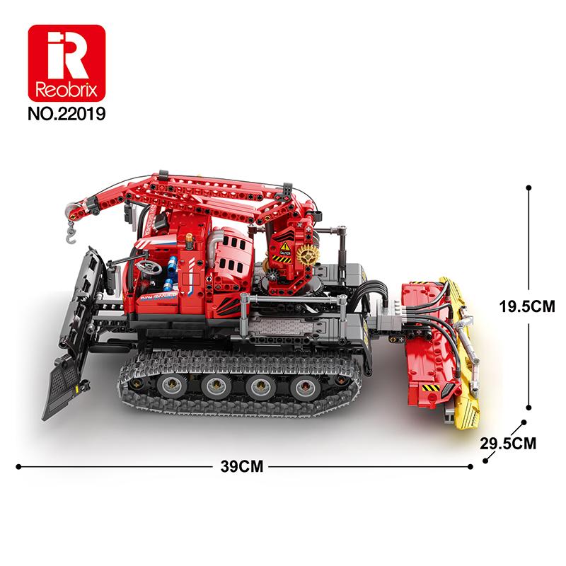 Snow Plow Truck Building Blocks Set (NO.22019)