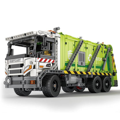 Reobrix Technic 22022 Garbage Truck Building Blocks Set