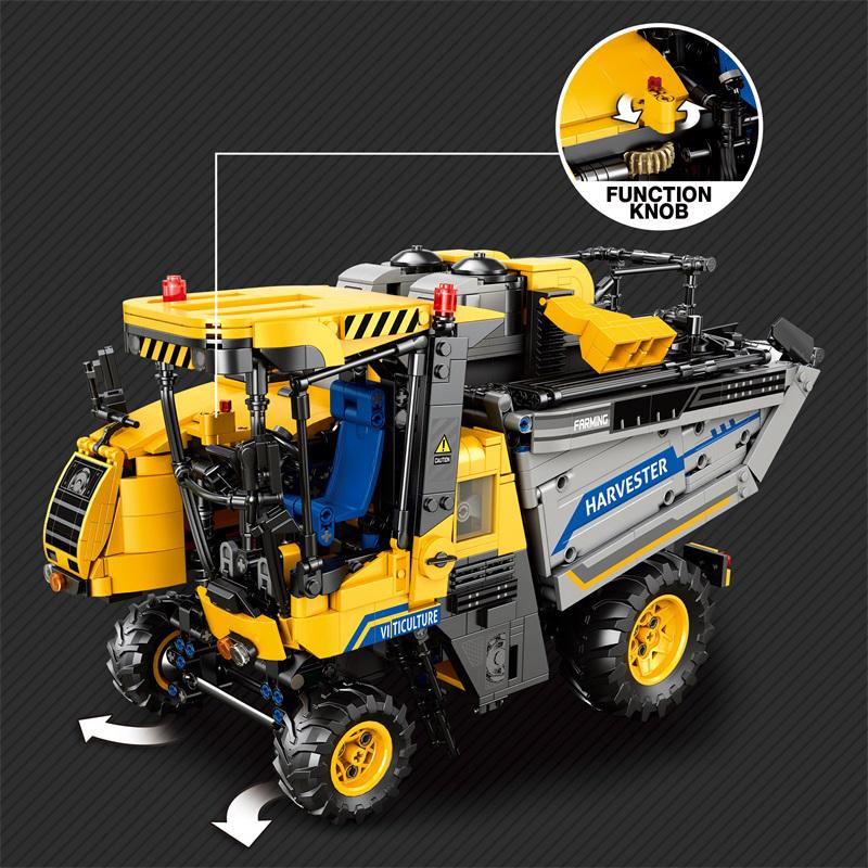 Grape Harvester Building Blocks Set (NO.22026)