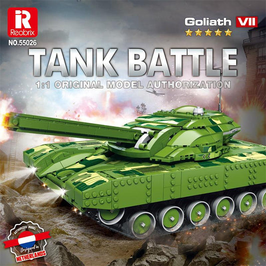 Battle Tank Building Block Set (NO.55026)