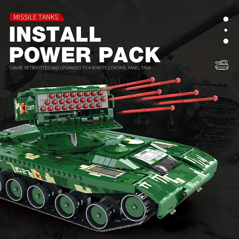 Missile Tank Building Block Set (NO.55027)