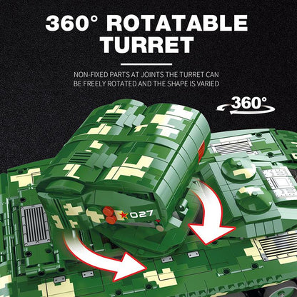 Missile Tank Building Block Set (NO.55027)