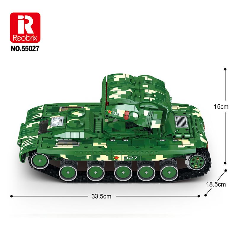 Missile Tank Building Block Set (NO.55027)