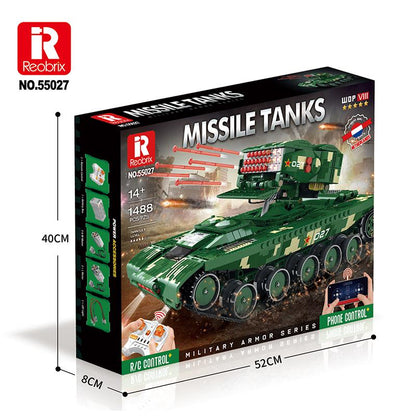 Missile Tank Building Block Set (NO.55027)