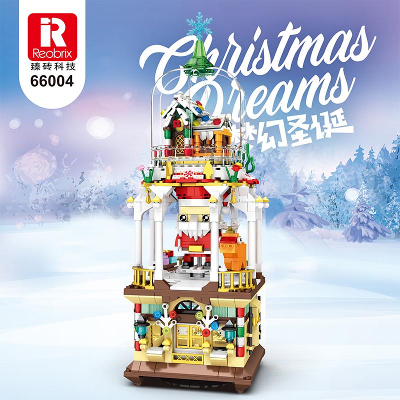 Santa Claus Building Blocks Set with LED Light (NO.66004)