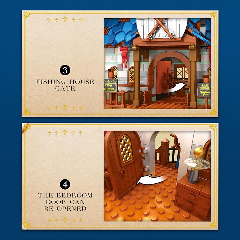 Fishing House Building Blocks Set (NO.66007)