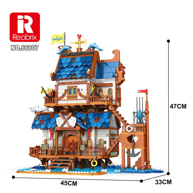 Fishing House Building Blocks Set (NO.66007)