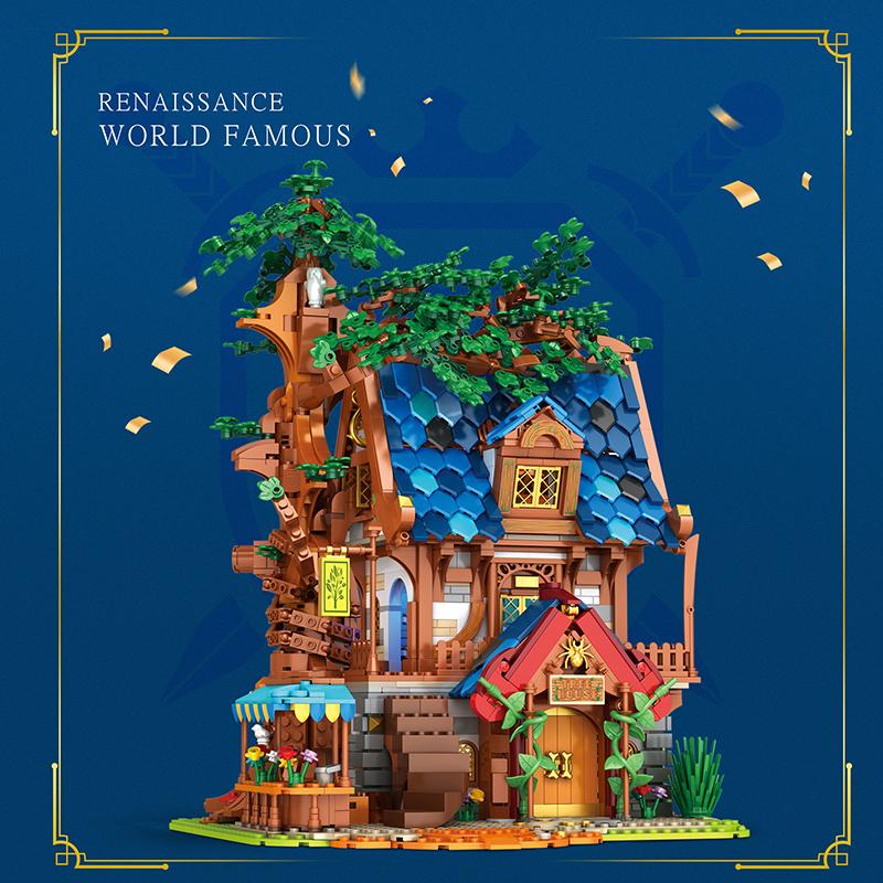 Medieval Tree House Building Blocks Set (NO.66008)