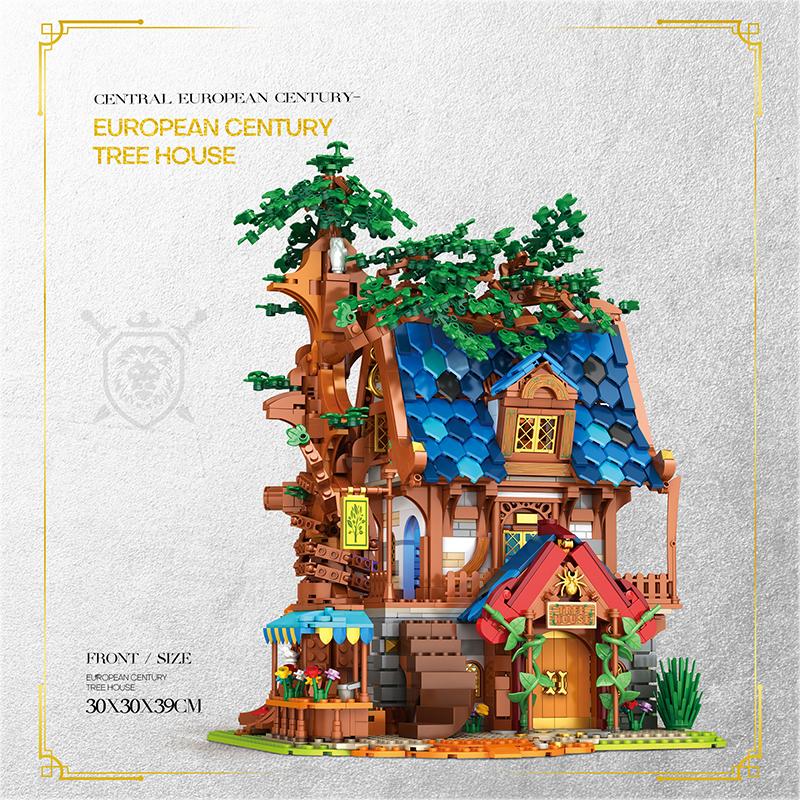 Medieval Tree House Building Blocks Set (NO.66008)