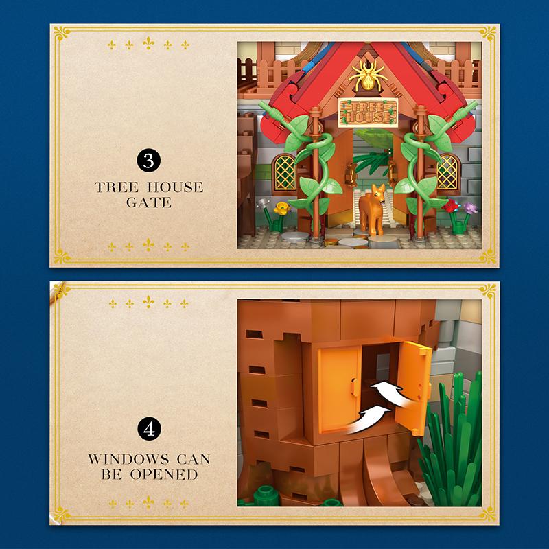 Medieval Tree House Building Blocks Set (NO.66008)