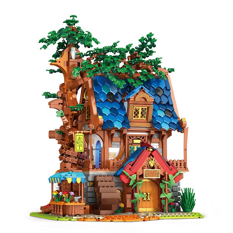 Medieval Tree House Building Blocks Set (NO.66008)