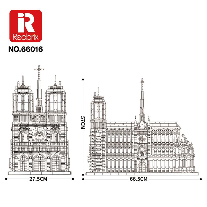 Notre Dame de Paris Building Blocks Set (NO.66016)