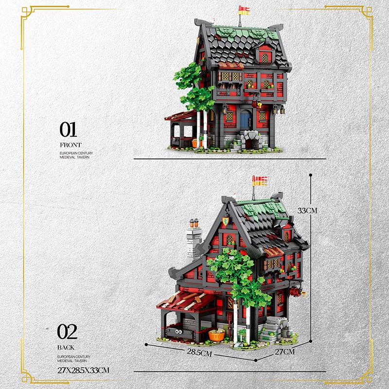 Crusader Inn Building Blocks Set (NO.66017)