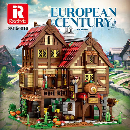 Medieval Tavern Building Blocks Set (NO.66018)