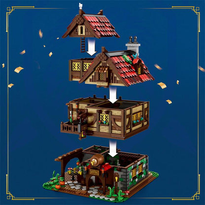 Medieval Tavern Building Blocks Set (NO.66018)